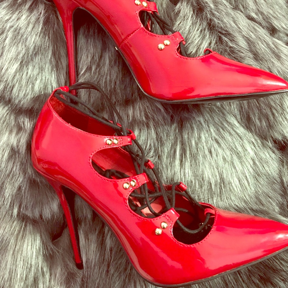 Kurt Geiger red heels 8.5